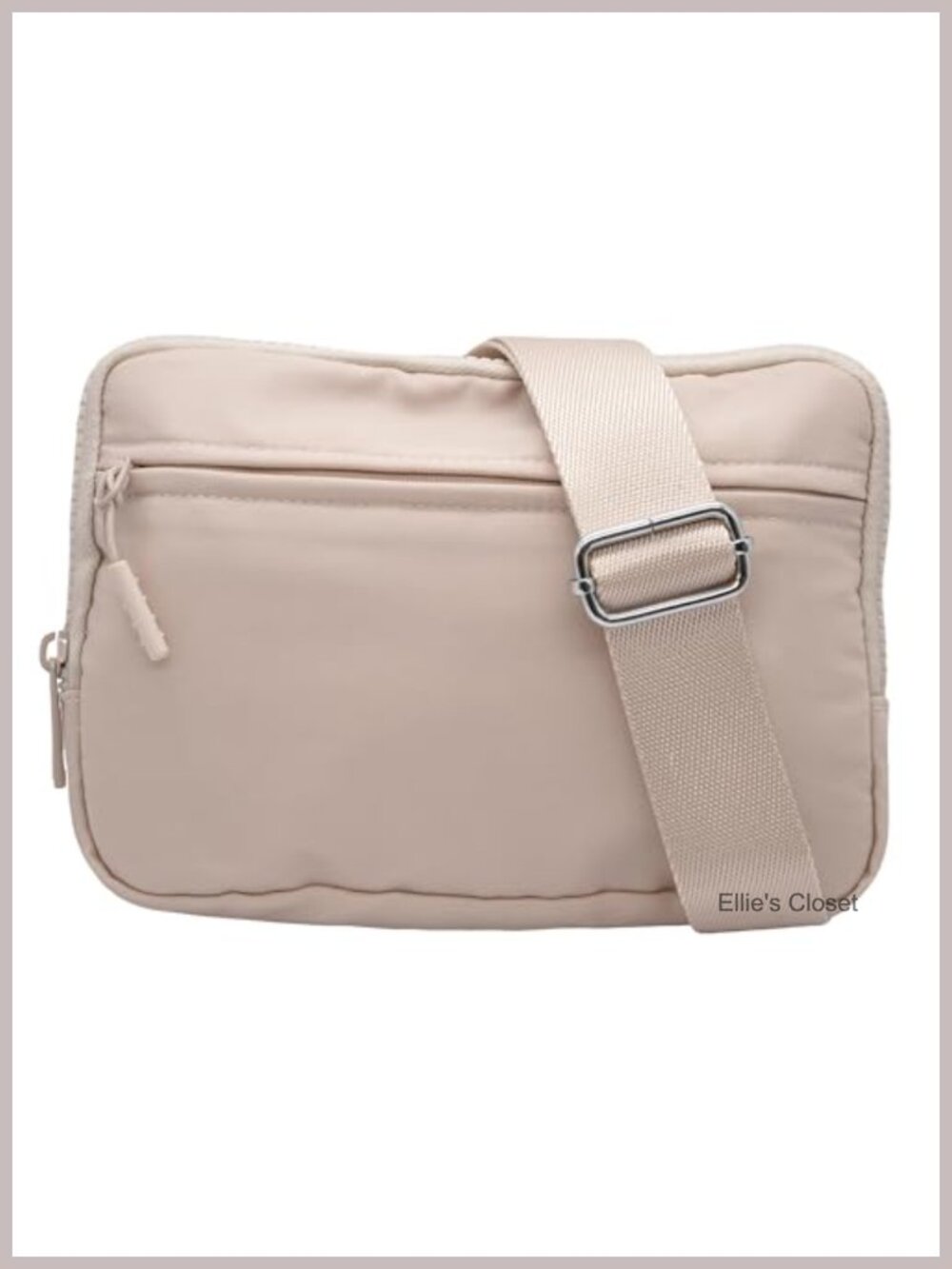 Small Nylon RFID Crossbody Bag with Adjustable Strap for Women - Picture 1 of 6